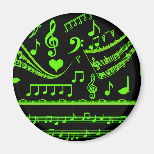 Musik und ich, in Green_ Magnet (Vorne)