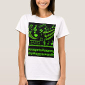 Musik und ich, in Green_ T-Shirt (Vorderseite)