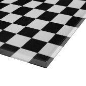 Musik und Karton Schwarz/Weiß Schneidebrett (Ecke)