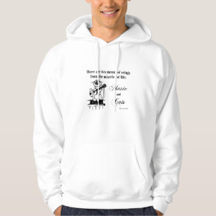 Musik und Katzen 2 - Schweitzer Zitat Hoodie