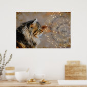 Musik und Katzen Kunstdrucke Poster (Küche)
