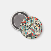 Musik und Kunstelemente Magnet (Vorderseite/Rückseite)