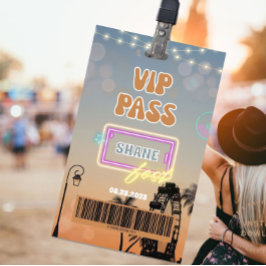 Musik und Kunstfestival Abzeichen VIP Pass Ausweis