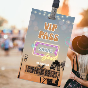 Musik- und Kunstfestival All Access Abzeichen VIP Ausweis