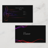 Musik und Licht Visitenkarte (Vorne/Hinten)