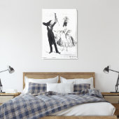 Musik und Liebe oder zwei rivalisierende Künstler Leinwanddruck (Insitu (Schlafzimmer))