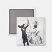 Musik und Liebe oder zwei rivalisierende Künstler Magnet (Vorderseite/Rückseite)