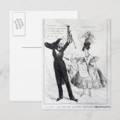 Musik und Liebe oder zwei rivalisierende Künstler Postkarte (Vorne/Hinten)