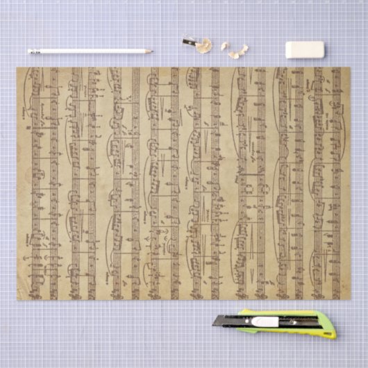 Musik und Lied Seidenpapier (Handwerk)