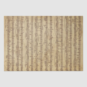 Musik und Lied Seidenpapier