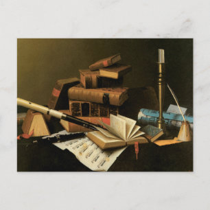 Musik und Literatur Postkarte