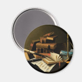 Musik und Literatur von William Harnett, Fine Art Magnet (Vorderseite/Rückseite)