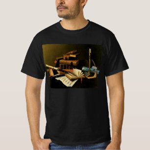 Musik und Literatur von William Harnett, Fine Art T-Shirt