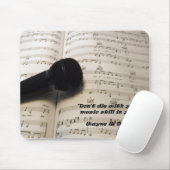 Musik und Mikrofonmauspad Mousepad (Mit Mouse)
