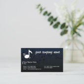 Musik und Musiker Visitenkarte (Stehend Vorderseite)