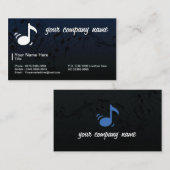 Musik und Musiker Visitenkarte (Vorne/Hinten)