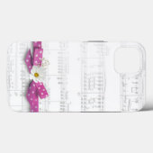 Musik und Polka Dot Ribbon Case-Mate iPhone Hülle (Rückseite (Horizontal))