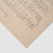 Musik und Rose - Design 1 Seidenpapier (Detail)