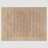 Musik und Rose - Design 3 Seidenpapier (Vorderseite)