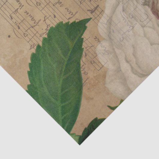 Musik und Rose - Design 4 Seidenpapier (Detail)