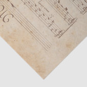 Musik und Rose - Design 6 Seidenpapier (Detail)