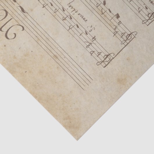 Musik und Rose - Design 6 Seidenpapier (Detail)