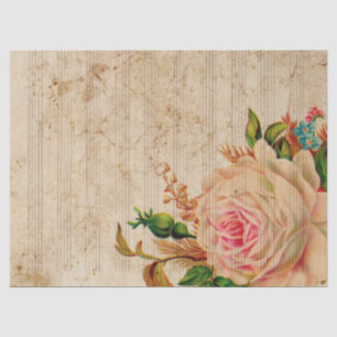 Musik- und Rosen-Serie Design 17 Seidenpapier