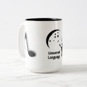 Musik und Universelle Tasse (Vorderseite Links)
