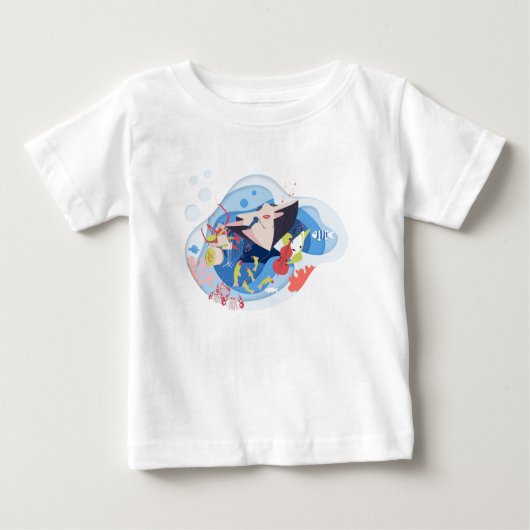Musik unter dem Song "Sea Animals" Baby T-shirt (Vorderseite)