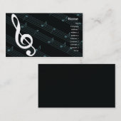 Musik - Unternehmen Visitenkarte (Vorne/Hinten)