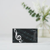 Musik - Unternehmen Visitenkarte (Stehend Vorderseite)