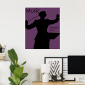 Musik verändert Leben Poster (Heimbüro)