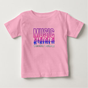 Musik verbindet Menschen Baby T-shirt