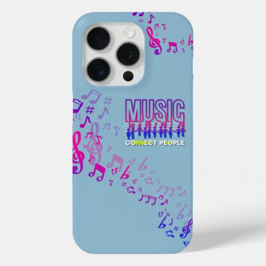 Musik verbindet Menschen | Case-Mate iPhone Hülle (Rückseite)