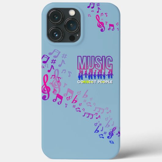 Musik verbindet Menschen | Case-Mate iPhone Hülle (Rückseite)