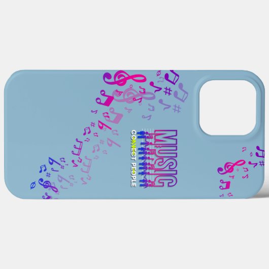 Musik verbindet Menschen | Case-Mate iPhone Hülle (Rückseite (Horizontal))