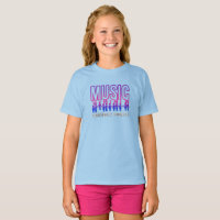 Musik verbindet Menschen | Kinder T - Shirt