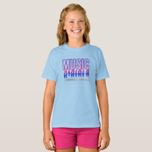 Musik verbindet Menschen Kinder T - Shirt