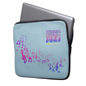 Musik verbindet Menschen | Laptop-Siebtasche 13" Laptopschutzhülle (Vorderseite Links)