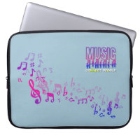 Musik verbindet Menschen | Laptop-Siebtasche 15"