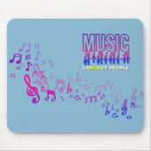 Musik verbindet Menschen | Mauspad (Vorne)