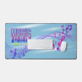 Musik verbindet Menschen | Schreibtischunterlage (Tastatur & Maus)