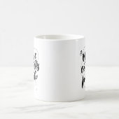 Musik verbindet Typografie-Tasse Kaffeetasse (Mittel)