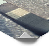 Musik verleiht dem Soul Glocken Rose Design Poster (Ecke)