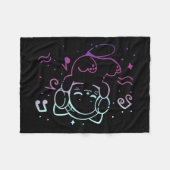 Musik-Vibing Fleecedecke (Vorderseite (Horizontal))