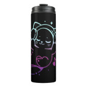 Musik-Vibing Thermosbecher (Vorderseite)