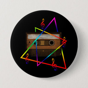 MUSIK VINTAGE RETRO BUTTON