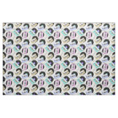 Musik - Vinyl-Platten und Kassetten Stoff (Fat Quarter (45,7 x 55,9 cm))