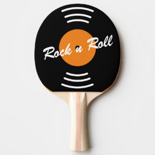 Musik-Vinyl-Schallplatte-Tischtennis-Ping-Pong-Sch Tischtennis Schläger