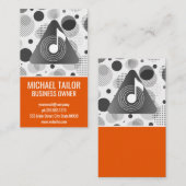 Musik Vinyl | Sound Note Visitenkarte (Vorne/Hinten)